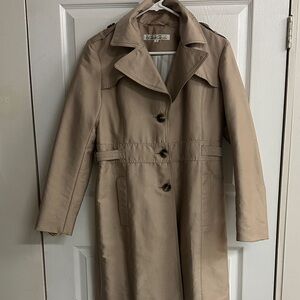 Kenneth Cole Tan Trench Coat